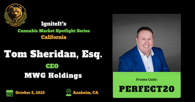MWG CEO Joins Cannabis Leaders to Navigate California's 15% Tax Reset
