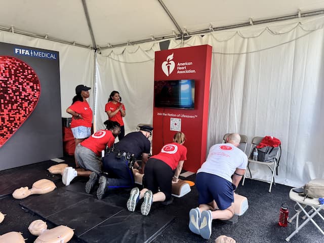 American Heart Association and FIFA Team Up for Historic CPR Training at World Cup Fan Events