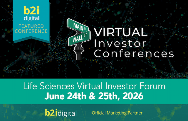 B2i Digital Hosts Life Sciences Virtual Investor Forum June 24-25
