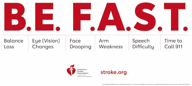 Know B.E. F.A.S.T.: Stroke Signs Save Lives During American Stroke Month