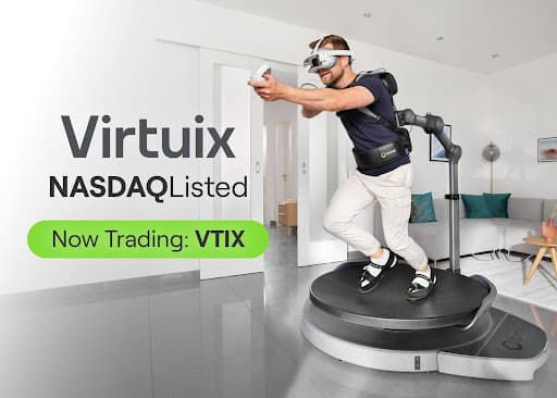 Virtuix Debuts on Nasdaq, Revolutionizing VR with Full-Body Movement Tech