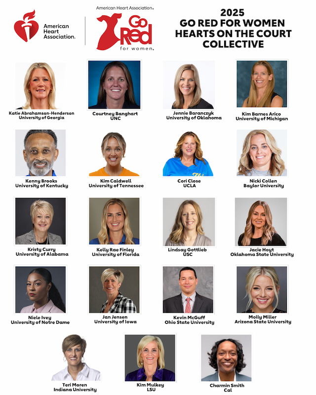 NCAA Coaches Unite Against Women's #1 Killer: Heart Disease