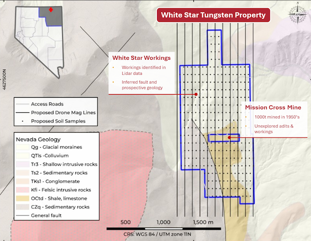 Western Star Launches Maiden Exploration at White Star Tungsten Project