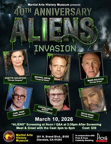 Aliens Cast Reunites for Rare Live Event at Martial Arts Museum
