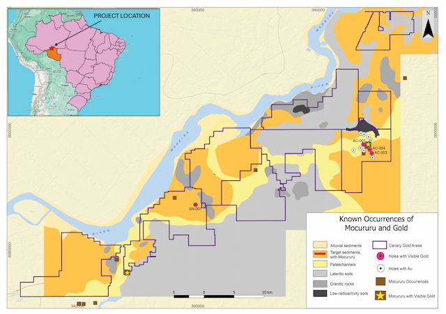 Canary Gold's Madeira River Project Shows Strong Gold Potential
