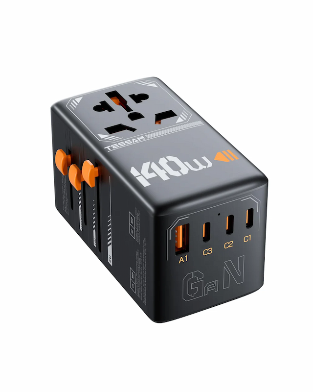 TESSAN Launches 140W Universal Travel Adapter for Seamless Global Connectivity in 2025