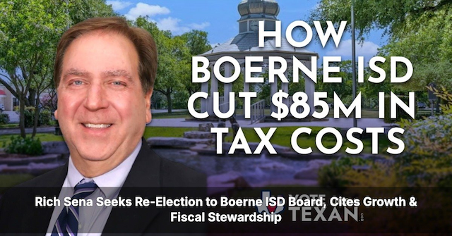 Boerne ISD Trustee Sena Touts $85M Savings, P-TECH Success in Re-Election Bid