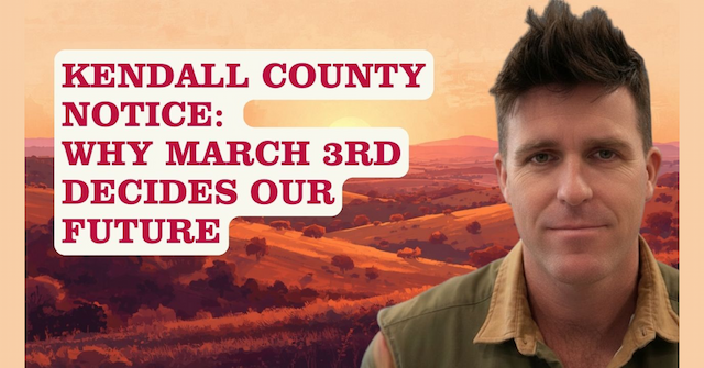 JC Taylor Launches Bid for Kendall County Commissioner with Growth-Focused Platform