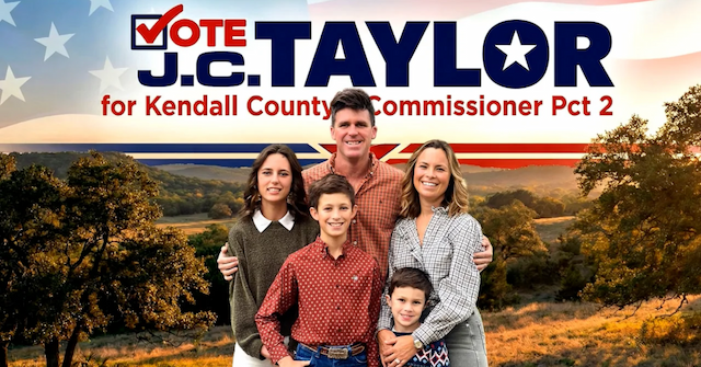 J.C. Taylor Announces Candidacy for Kendall County Commissioner