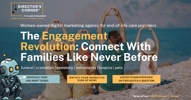 Director's Corner Launches Ask Mort™: AI Revolution for Funeral Services