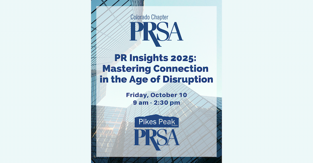 Colorado PR Pros Gather for 2025 Summit on AI, Crisis & Connection