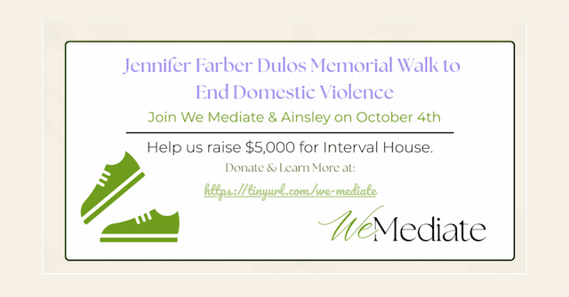 West Hartford Mediation Firm Walks to End Domestic Violence
