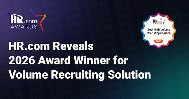 UKG Rapid Hire Wins 2026 Best High-Volume Recruiting Solution Award