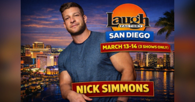 Comedian Nick Simmons Headlines Three Shows at San Diego's Laugh Factory