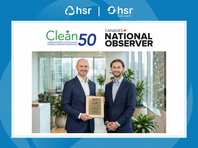 HSR Zero Waste Gains National Recognition for Transforming Waste into Value
