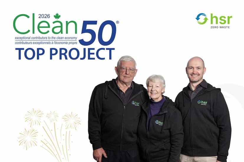 HSR Zero Waste Wins 2025 Clean50 Award for Convention Centre Transformation