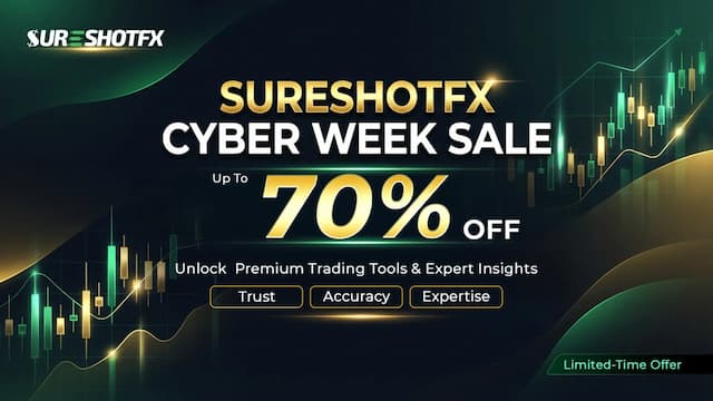 SureShotFX Cyber Week: Up to 70% Off VIP Trading Signals