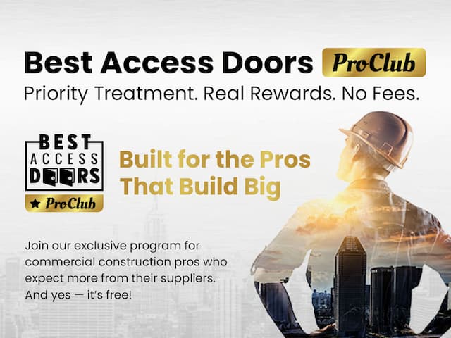 Best Access Doors Launches ProClub to Elevate Construction Professionals