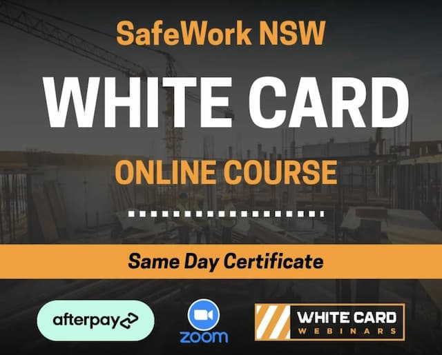 NSW Construction Workers Gain Easy Online Access to White Card Certification
