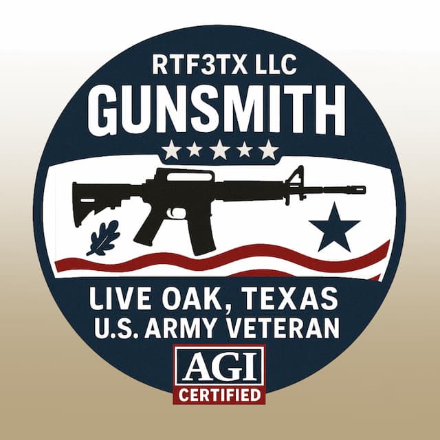 RTF3TX Gunsmithing: San Antonio's Trusted AGI-Certified Firearm Experts