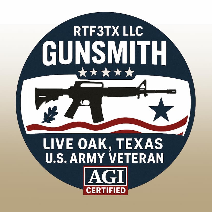 RTF3TX Gunsmithing: San Antonio's Trusted AGI-Certified Firearm Experts