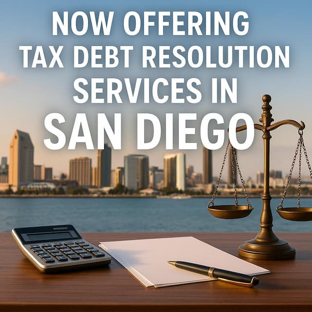 J. David Tax Law Brings Expert Tax Debt Solutions to San Diego