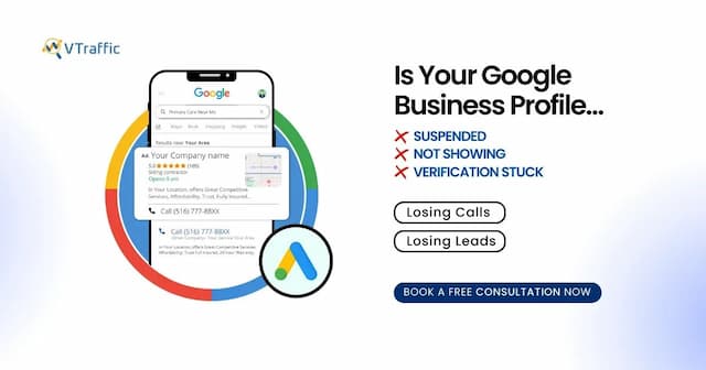 VTraffic.io Restores and Optimizes Google Business Profiles