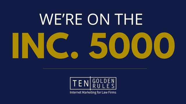 Ten Golden Rules Earns Spot on 2025 Inc. 5000 for Fast Growth
