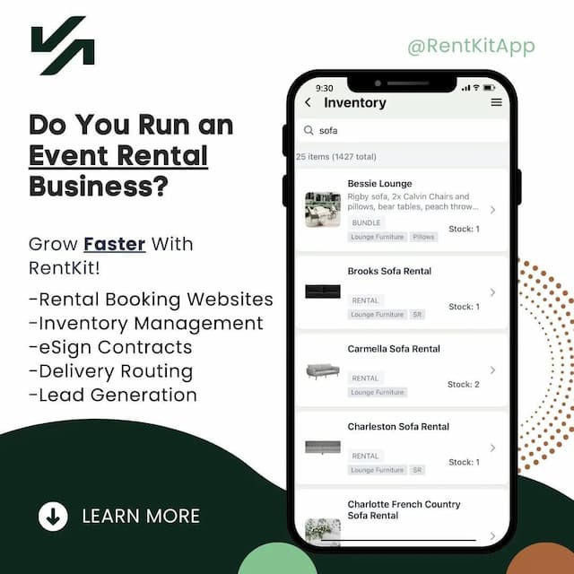 RentKit: Revolutionizing Event Rental Management with Cutting-Edge Software