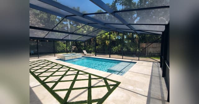 Custom Pool Enclosure Blends Seamlessly With Vero Beach Home