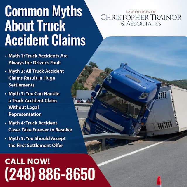 Christopher Trainor & Associates: Debunking Common Myths About Truck Accident Claims