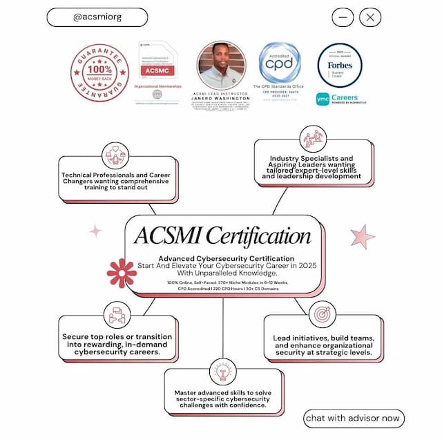 ACSMI Introduces CPD-accredited Cybersecurity Management Certification Program with Real-World Case Simulations