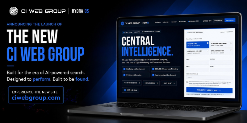 CI Web Group Relaunches Site for AI Search Era
