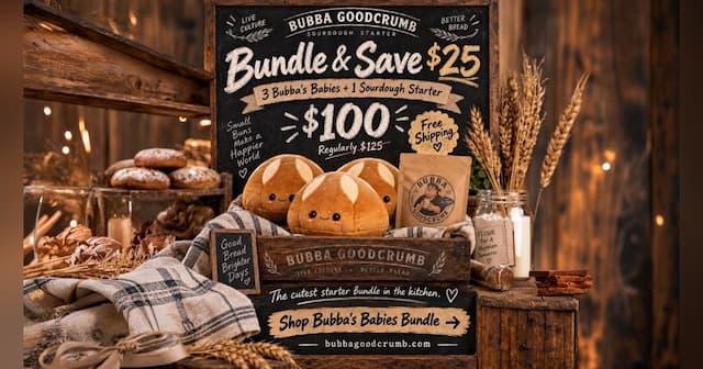 Bubba Goodcrumb Launches Bubba's Baby Sourdough Plush Nationwide