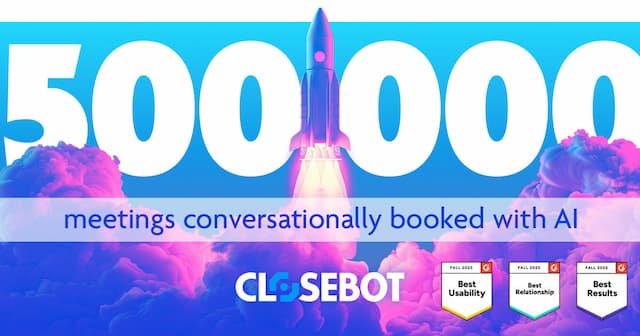 CloseBot Books 500K Appointments, Wins 14 G2 Awards in AI SDR Revolution