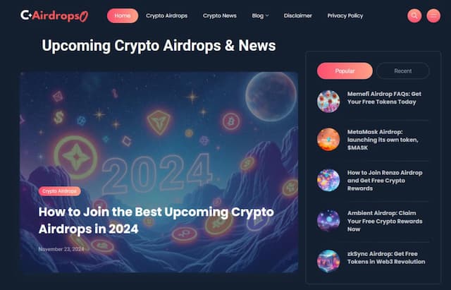 2024 Crypto Airdrops: Your Guide to Free Tokens and Latest Trends