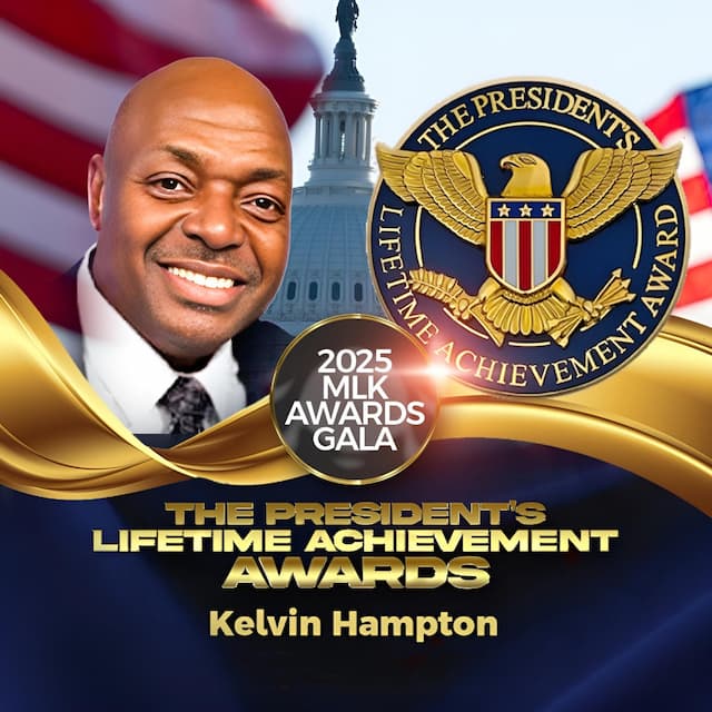 Kelvin Hampton Honored with 2025 Presidential Lifetime Achievement Award in Houston
