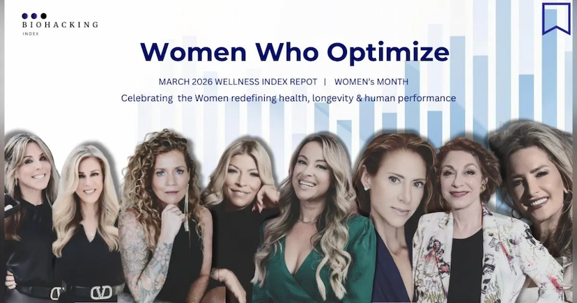 Biohacking Index Spotlights Women Leading Health & Longevity Revolution