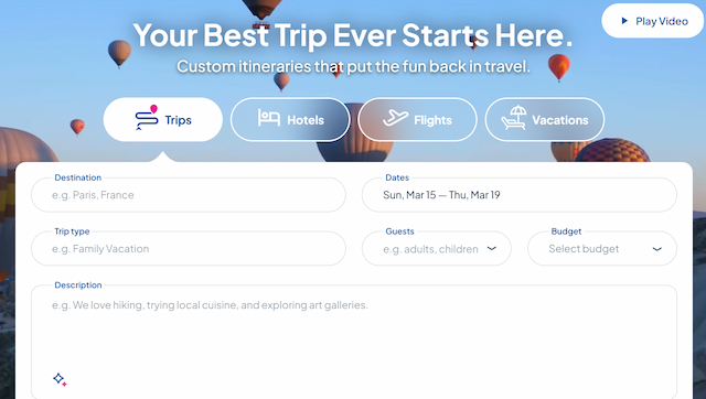 TripTap Launches AI Platform to End Travel Planning Overload