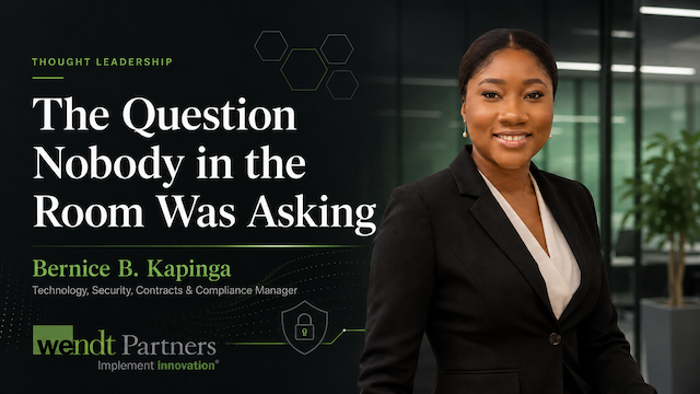 Wendt Partners' Bernice Kapinga to Speak at For Women in Law Workshop