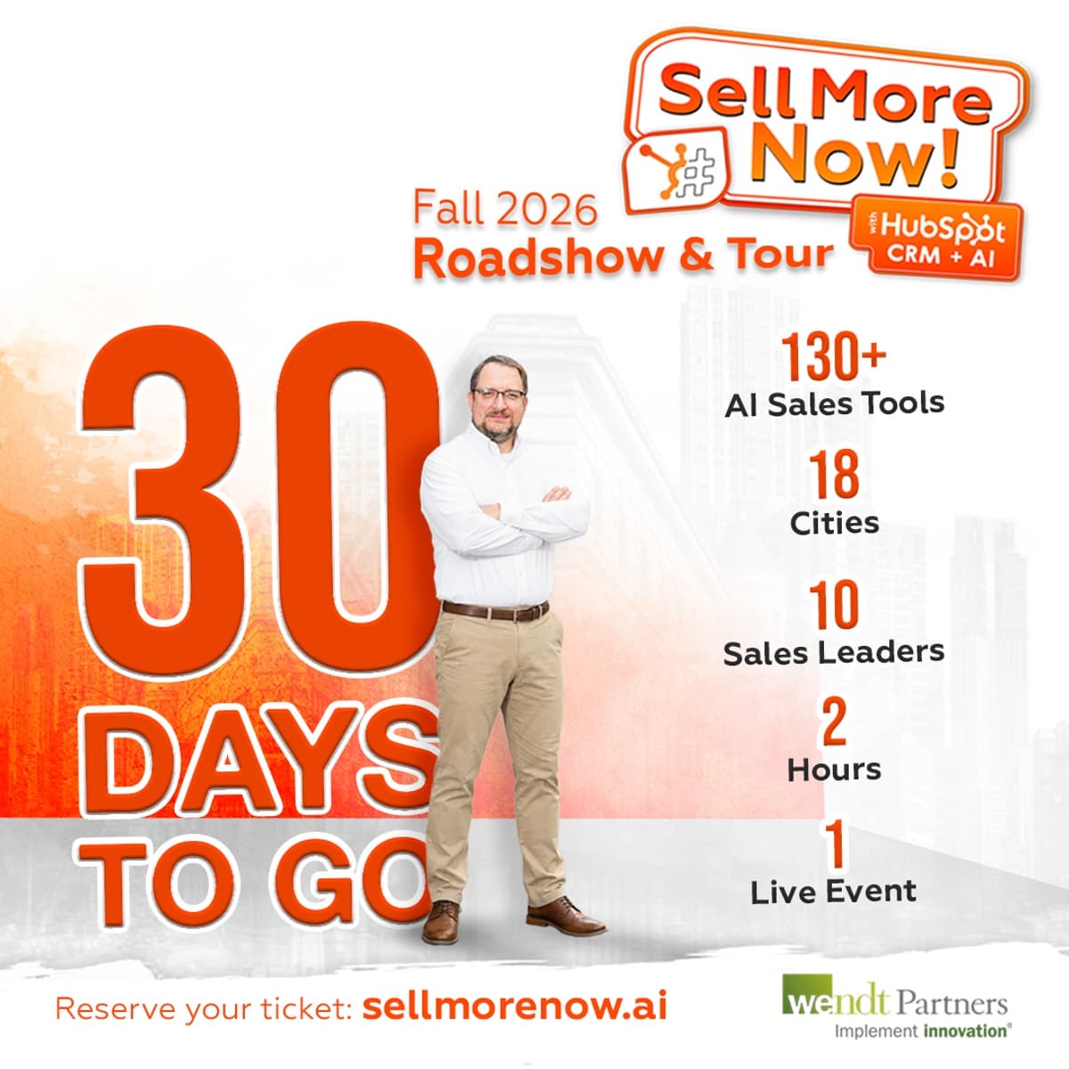 Wendt Partners Launches 18-City HubSpot CRM + AI Roadshow for B2B Sales