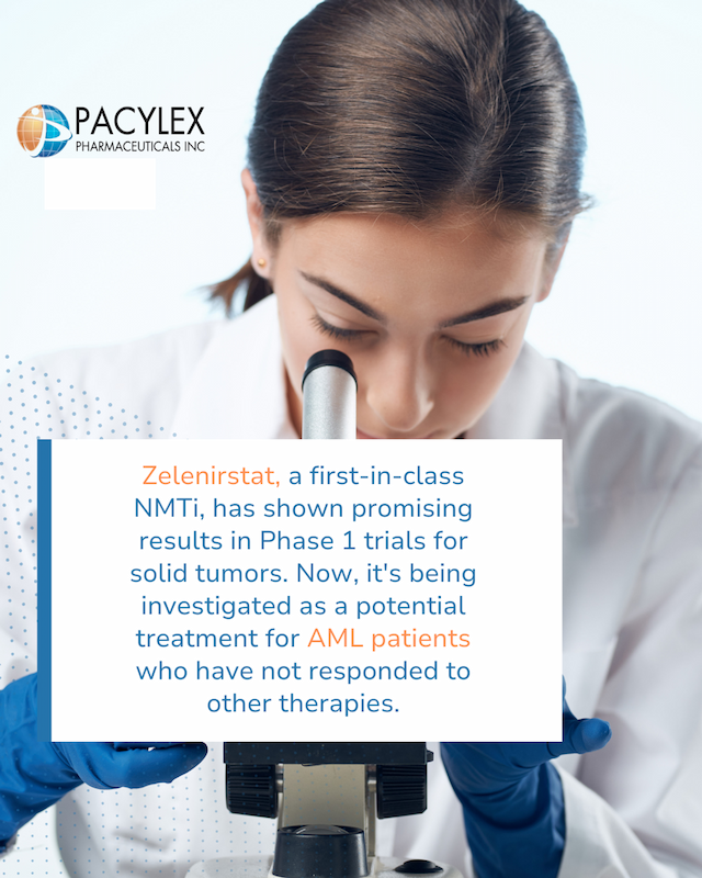 Pacylex Pharmaceuticals Initiates Clinical Trial for Oral Zelenirstat in AML Patients