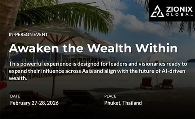 Zionix Global Summit: Conscious Innovation Meets Mindset Mastery in Phuket
