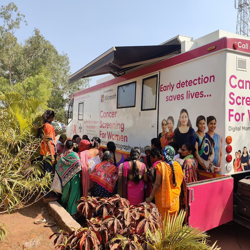 AI-Powered Mobile Mammography to Screen Underserved in India