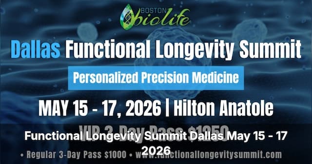Functional Longevity Summit 2026: Revolutionizing Medical Practice Through Precision Medicine