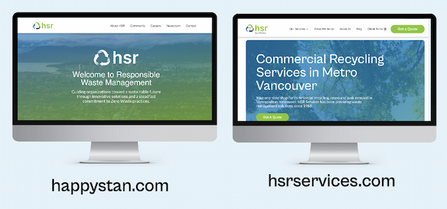 Happy Stan's Recycling Services Ltd (HSR) Launches Two New User-Friendly Websites