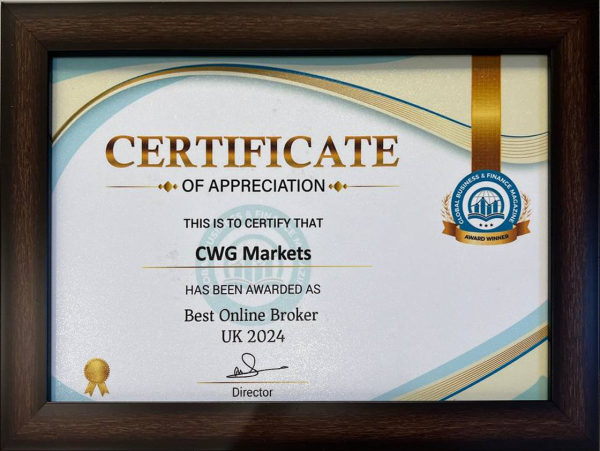 CWG Markets Wins 'Best Online Broker UK' for Fourth Consecutive Year