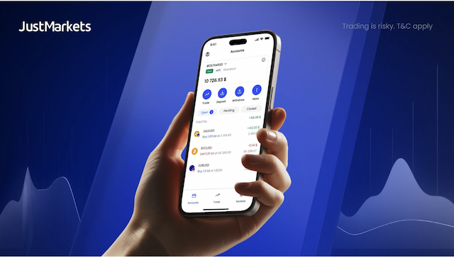 JustMarkets Introduces In-App Trading to Empower Traders On the Go