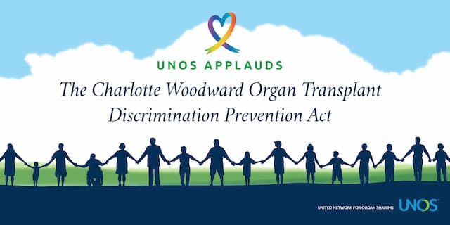 UNOS Applauds House Action to Prohibit Discrimination in Organ Transplants