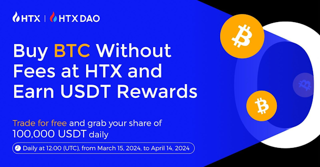 HTX Introduces Fee-Free BTC Trading with Daily 200k USDT Rewards Amid BTC's Surge to 70k